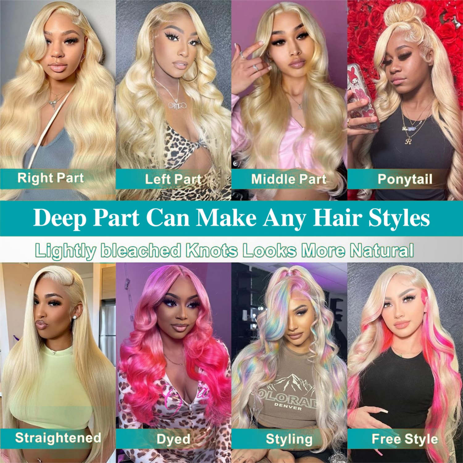 باروكة أمامية من شعر طبيعي بتص - مراجعة 613 Blonde Body Wave Lace Front Wig وسعره