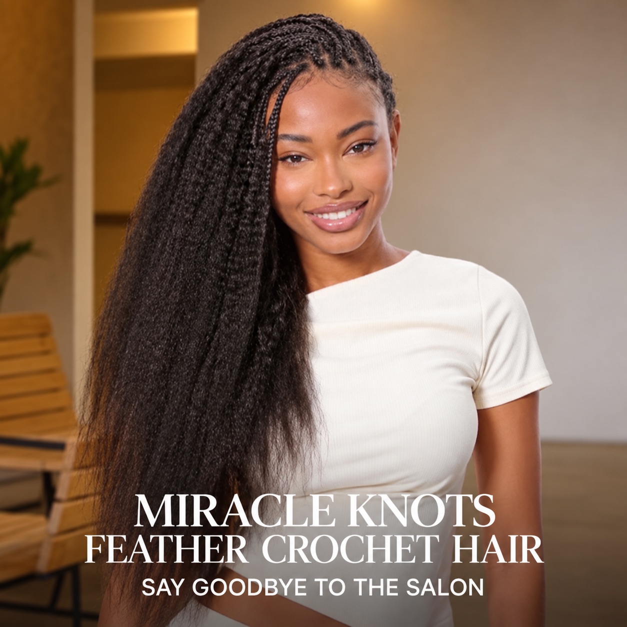 شعر طبيعي كروشيه كينكي مستقيم  - مراجعة Hair Bundles وسعره