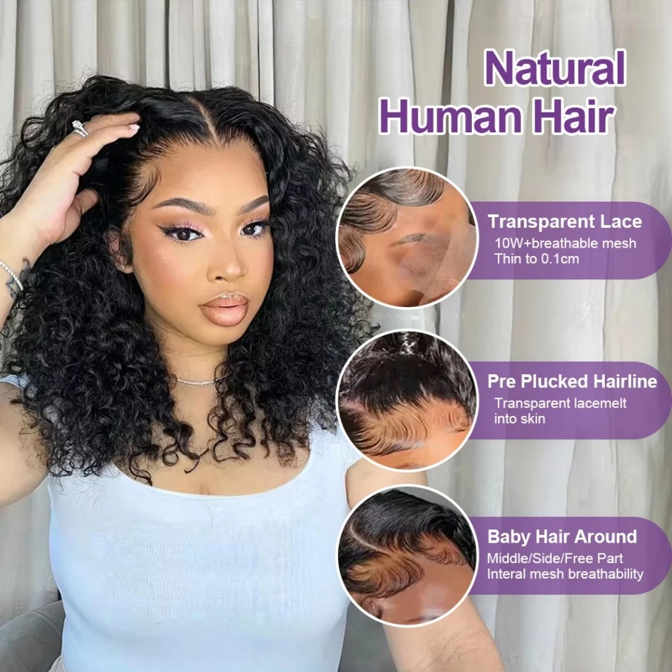 باروكة قصيرة بدون غراء، طولها  - مراجعة Lace Front Wigs وسعره