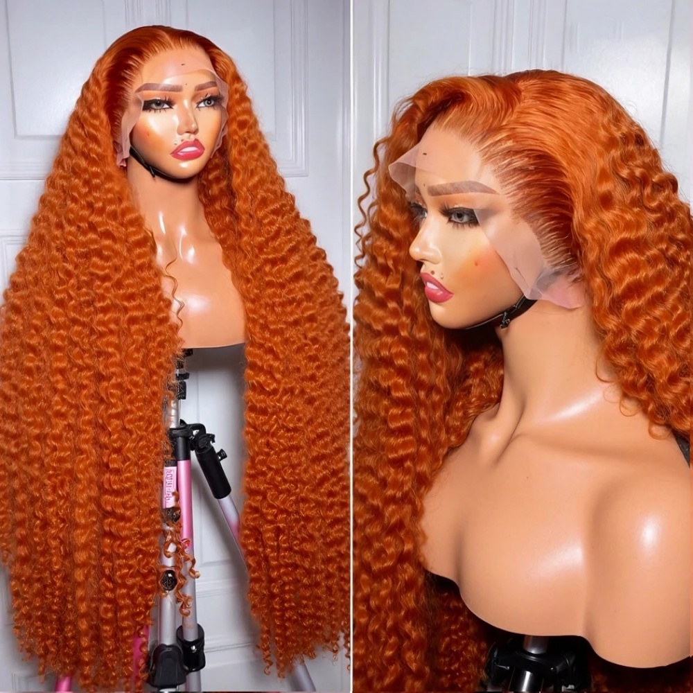 باروكة شعر بشري مموج عميق بلون - مراجعة Lace Front Wigs وسعره