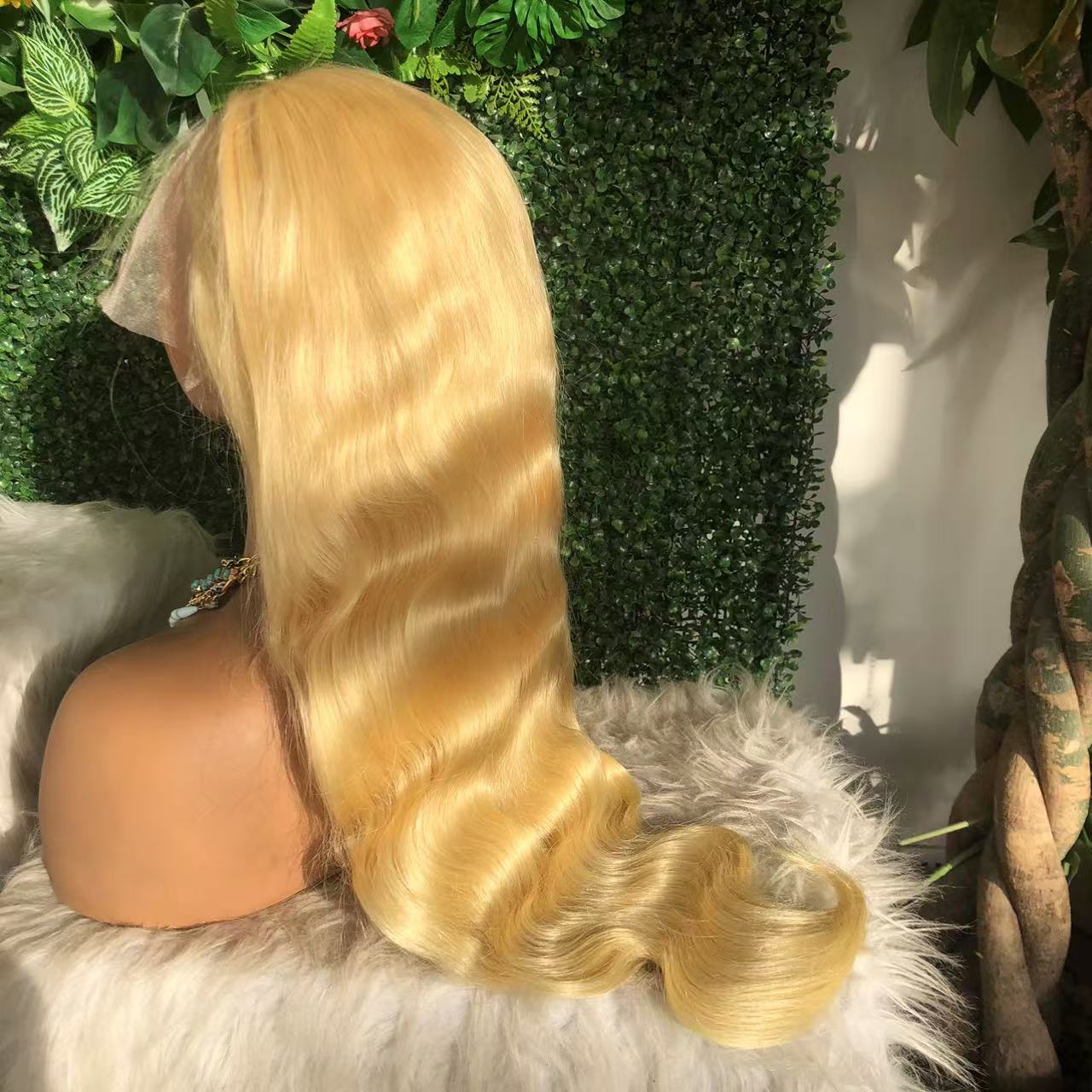 باروكة شعر طبيعي 613 بلون أشقر - مراجعة 613 Blonde Body Wave Lace Front Wig وسعره